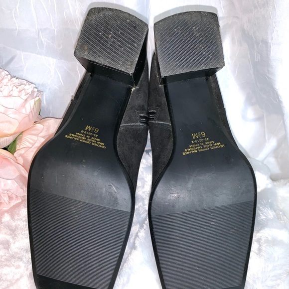 Classique square toe black boots - Picture 4 of 8